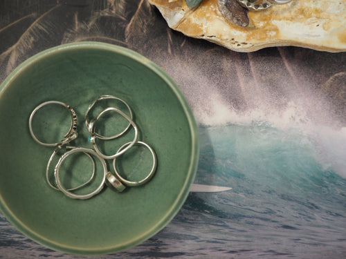 Ocean Blue Ring Bowl